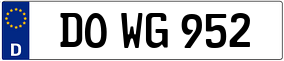 Truck License Plate